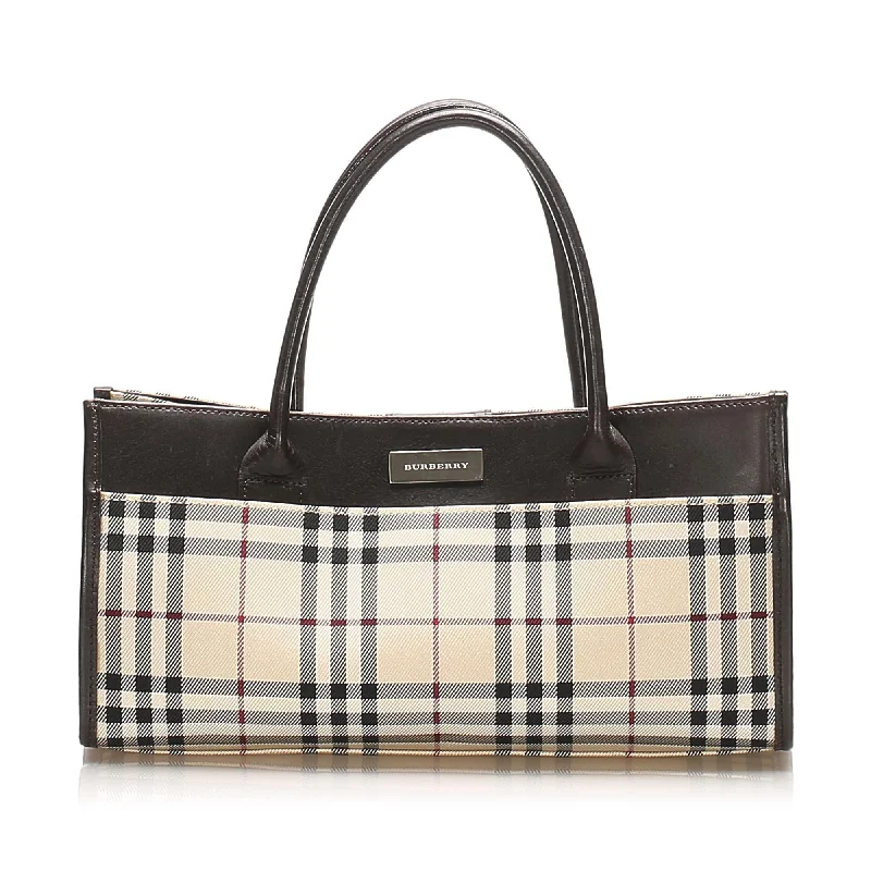 Travel - Approved Burberry Carry - on BagsBurberry House Check Canvas Handbag (SHG-15704)