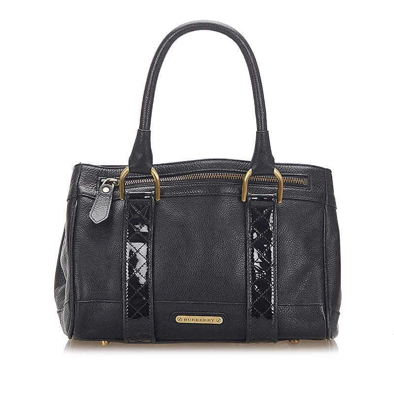 Functional Burberry Diaper Bags for New MomsBurberry Leather Handbag (SHG-17144)