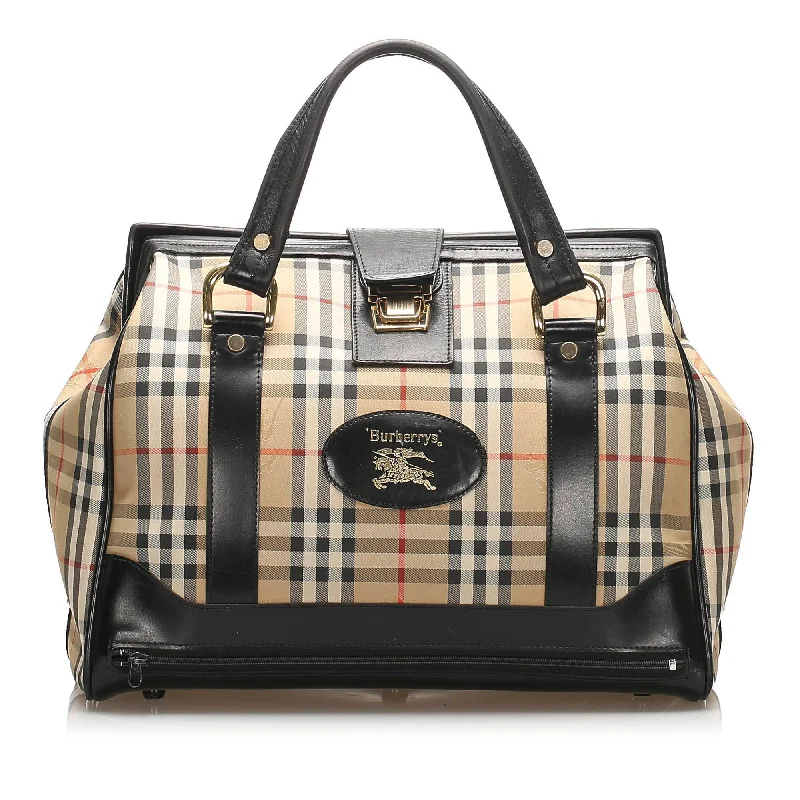 Vintage Inspired Burberry Bags for Retro LoversBurberry House Check Canvas Handbag (SHG-12138)