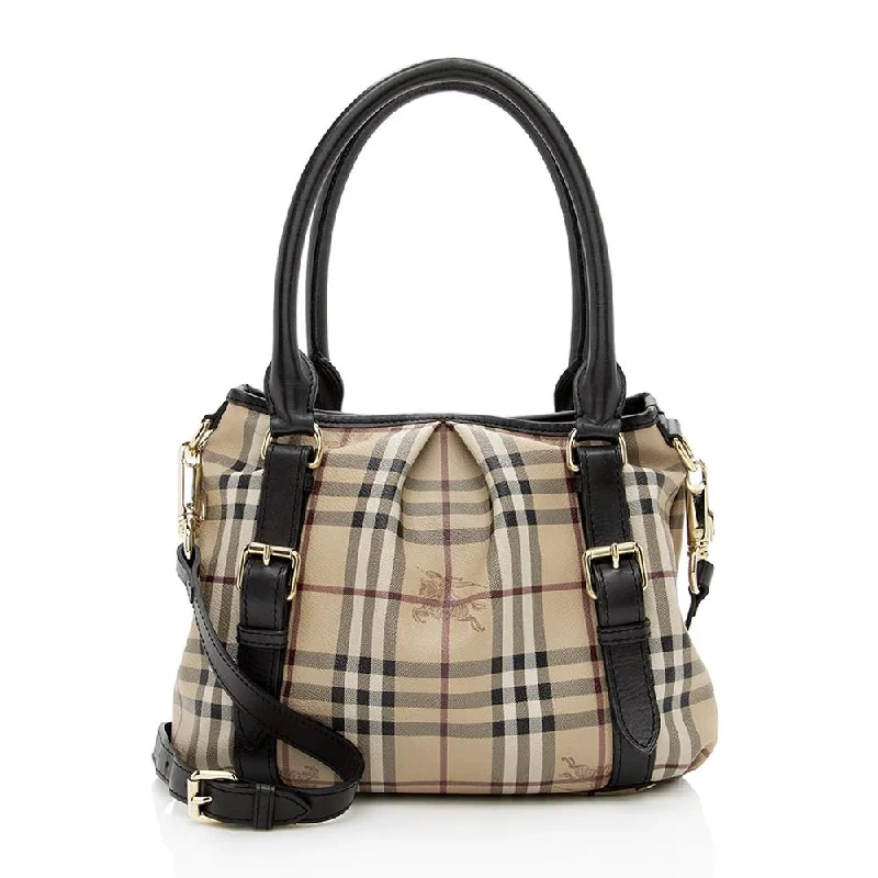 Color - Blocked Burberry Bags for a Bold StatementBurberry Haymarket Check Northfield Satchel (SHF-14052)