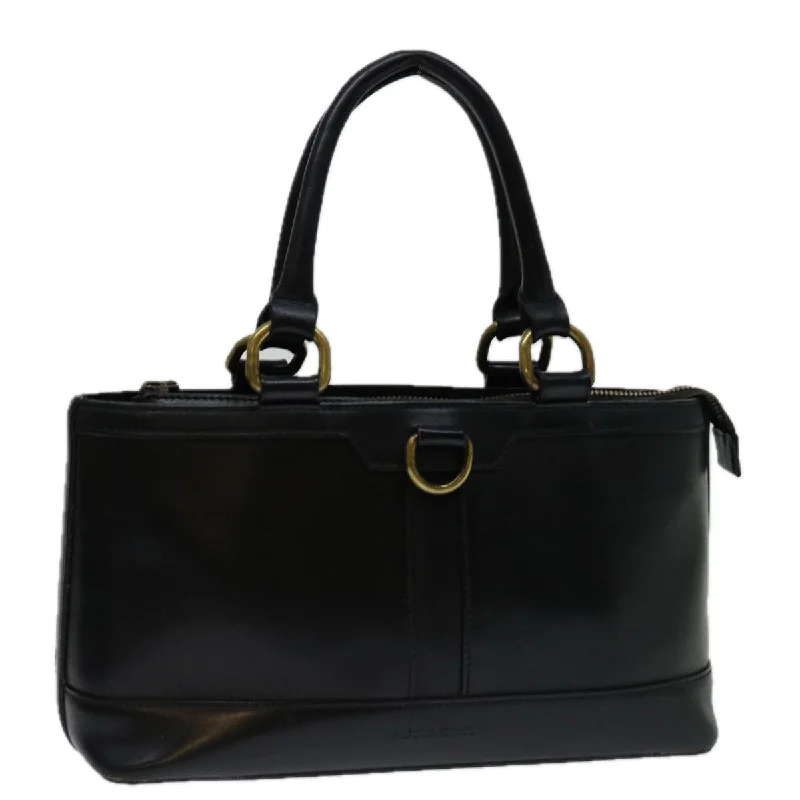 Child - Sized Burberry Bags for Little FashionistasBURBERRY Hand Bag Leather Black Auth bs13097