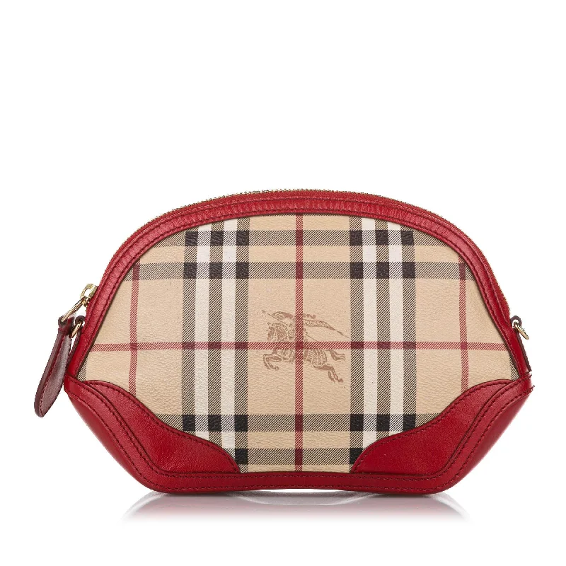 Burberry Bags with Reflective Elements for SafetyBurberry Haymarket Check Canvas Crossbody Bag (SHG-19341)