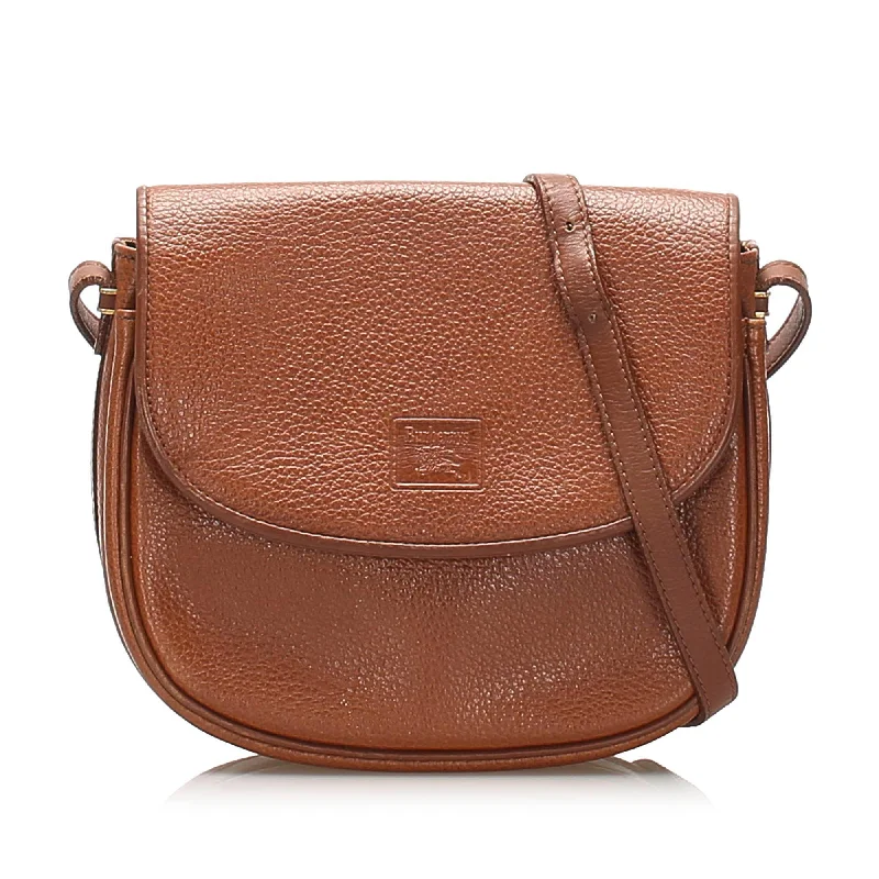 High - Quality Burberry Leather Shoulder BagsBurberry Leather Crossbody Bag (SHG-11440)