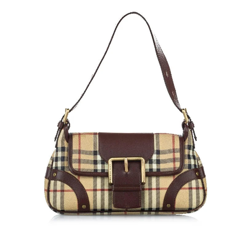 Compact and Portable Burberry Waist BagsBurberry House Check Canvas Baguette (SHG-16674)