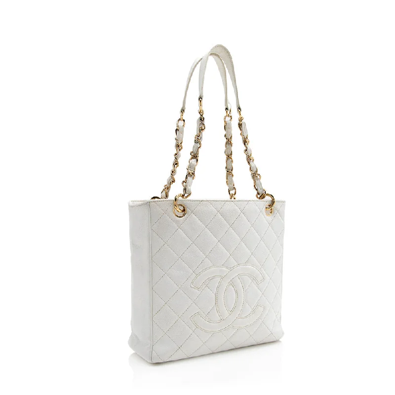 Chanel Limited Edition Handbag for CollectorsChanel Caviar Leather Petite Shopping Tote (21296)