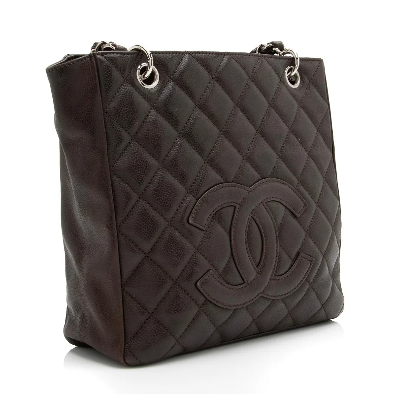 Chanel Classic Flap Bag for Evening PartyChanel Caviar Leather Petite Shopping Tote (23458)