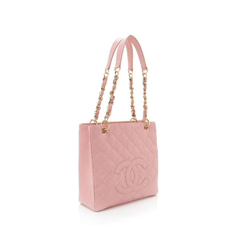 Chanel Designer Handbag with Unique DesignChanel Caviar Leather Petite Shopping Tote (yT2Qvc)