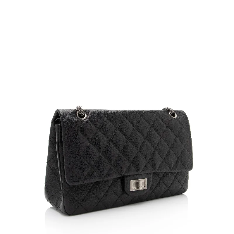 Chanel Quilted Leather Shoulder Bag for FashionistasChanel Caviar Leather Reissue 227 Double Flap Shoulder Bag (f1StZB)