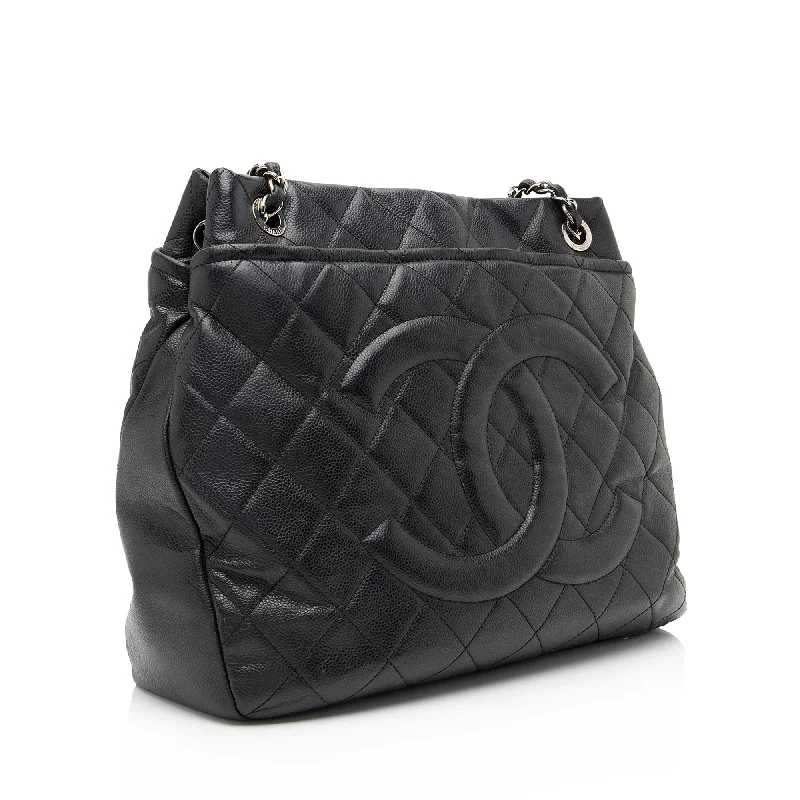 Chanel Small Crossbody Bag for TravelChanel Caviar Leather Timeless CC Soft Large Tote (23601)