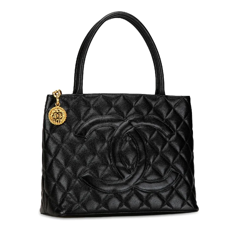 Chanel Luxury Handbag for High - End EventsChanel Caviar Medallion Tote (y2ND77)