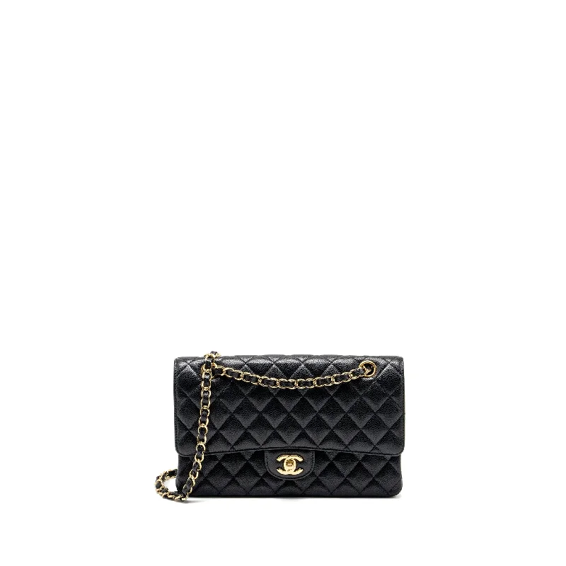 Chanel All - Match Handbag for Versatile StylingChanel Medium Classic Double Flap Bag Caviar black GHW