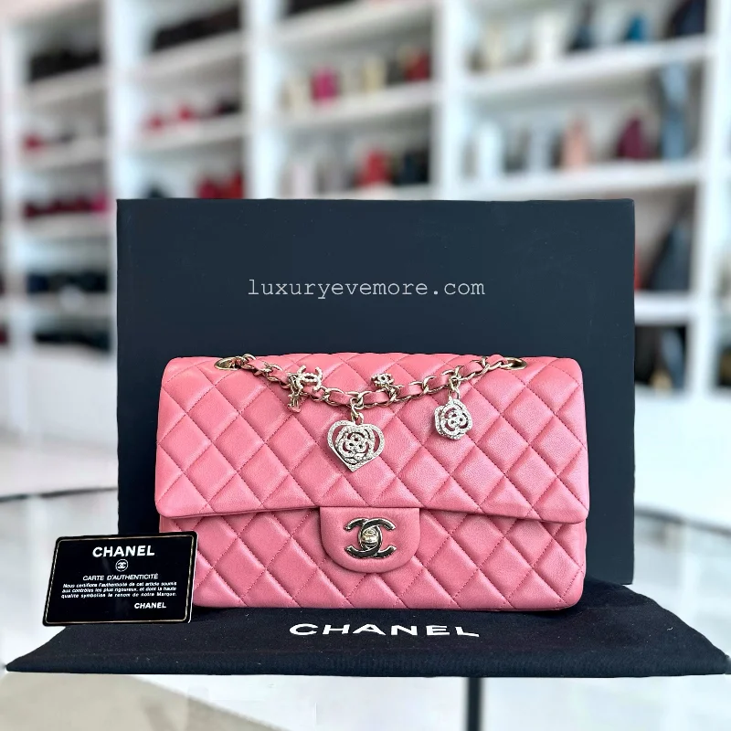 Chanel Limited Edition Handbag for CollectorsValentine Seasonal Quilted Lambskin Pink Series 19