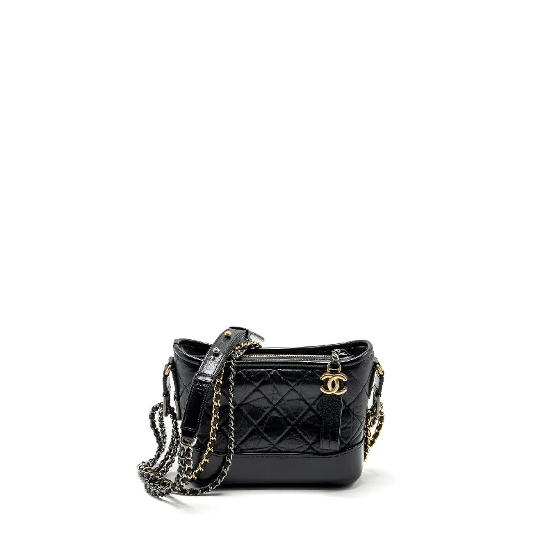 Chanel Lightweight Handbag for Daily ErrandsChanel Small Gabrielle Hobo Bag Calfskin Black Multicolour Hardware