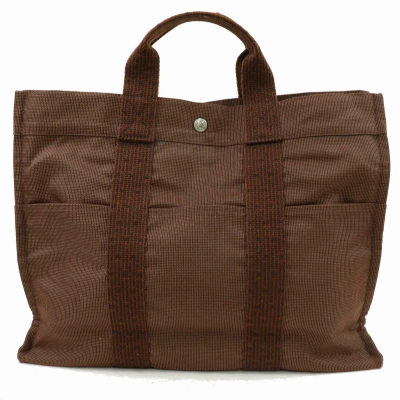 Hermes Bags with RFID - Blocking Linings for SecurityIndistinguishable  Hermes Tote Bag Other Brown Canvas (SHC1-14745)