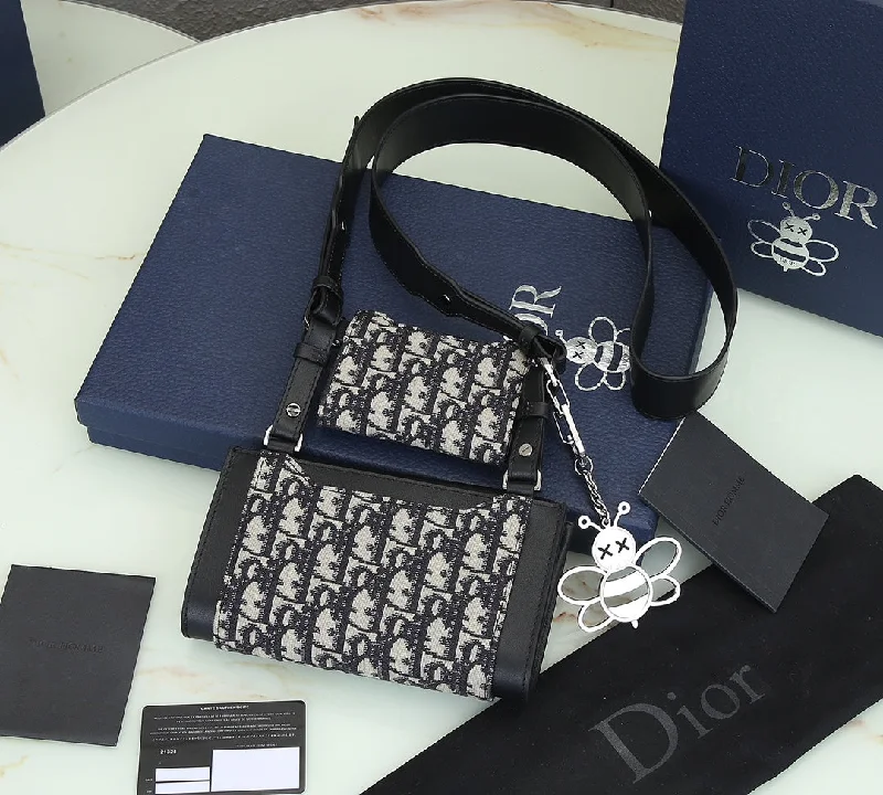 Christian Dior handbags with a detachable mirror for on - the - go touch - upsChristian Dior Bags  878