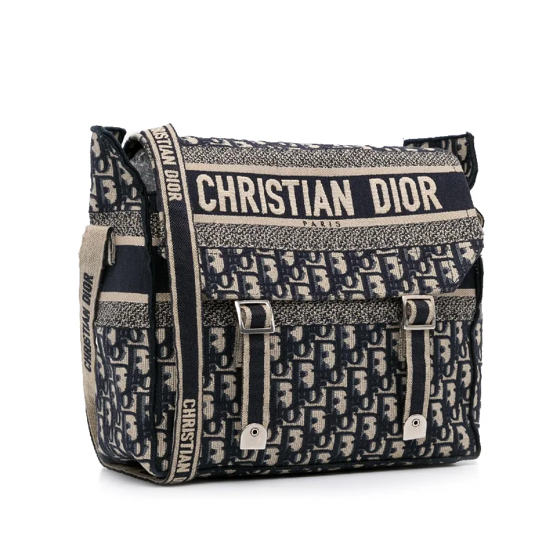 Christian Dior bags with a detachable coin purse insideDior Oblique Diorcamp (SHG-sBMVP0)