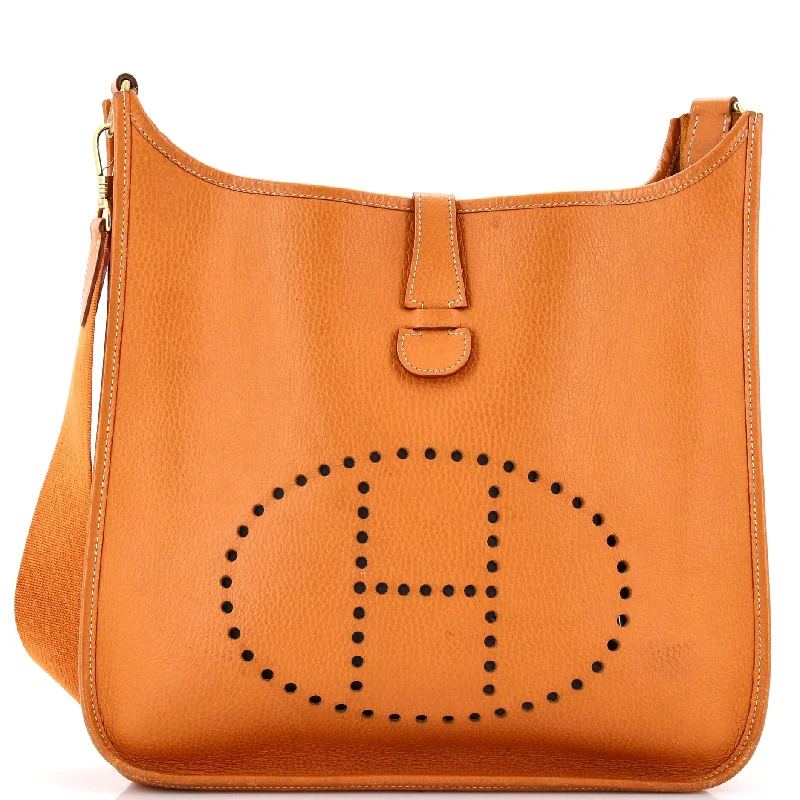 Hermes Sac a Depeches Bags with Antique - Style HardwareEvelyne Bag Gen I Ardennes GM