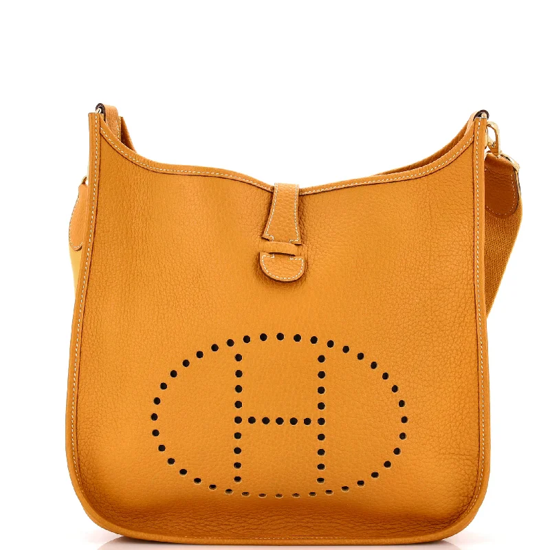 Hermes Bags with Magnetic and Twist - Lock ClosuresEvelyne Bag Gen I Fjord GM