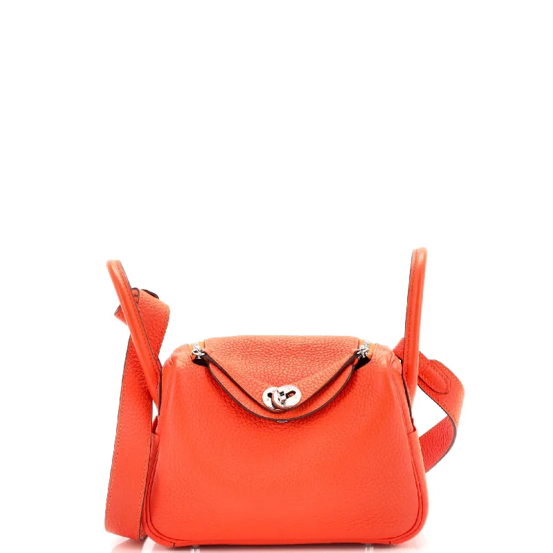 Oversized Hermes Bags for a Fashion - Forward and Practical StatementLindy Bag Clemence Mini