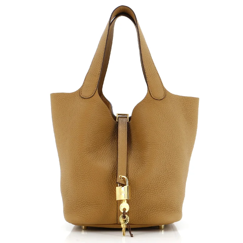 Oversized Hermes Bags for a Fashion - Forward and Practical StatementPicotin Lock Bag Clemence MM