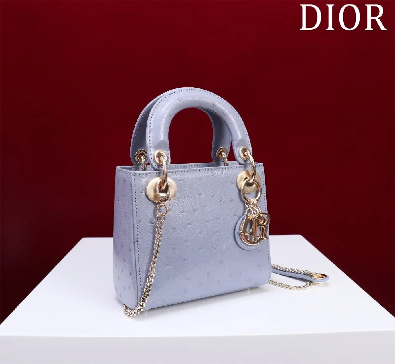 Luxury Christian Dior crossbody bags with a chain - link strapWF - Dior Bag - 121