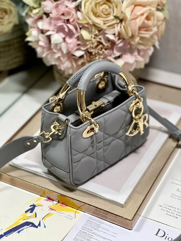 Christian Dior handbags with a snap - button closure and a decorative buckleWF - Dior Bag - 125